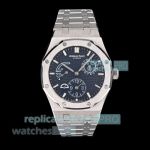 BLS Swiss 1-1 Replica Audemars Piguet Royal Oak 39mm Dual Time Blue Dial Watch 